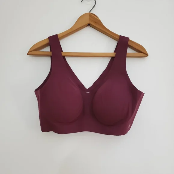 Honeylove Burgundy Sports Bra Size 1X - Picture 1 of 5